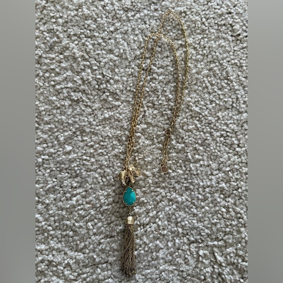 Lilly Pulitzer Trunks Up Elephant Tassel Necklace - Picture 3 of 3